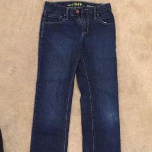 Boys Gap straight flannel lined jeans sz 10
